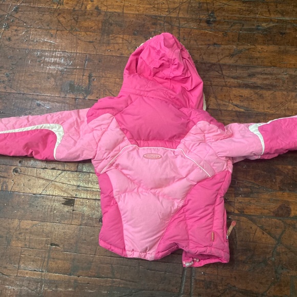Girl’s Size 8 I-Grow Winter Coat With Removable Hood - Picture 2 of 3